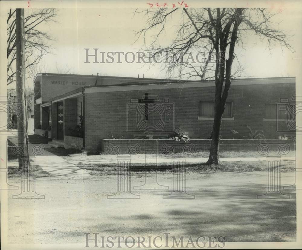 1962 Press Photo Wesley Methodist Church Community House, Houston, Texas- Historic Images