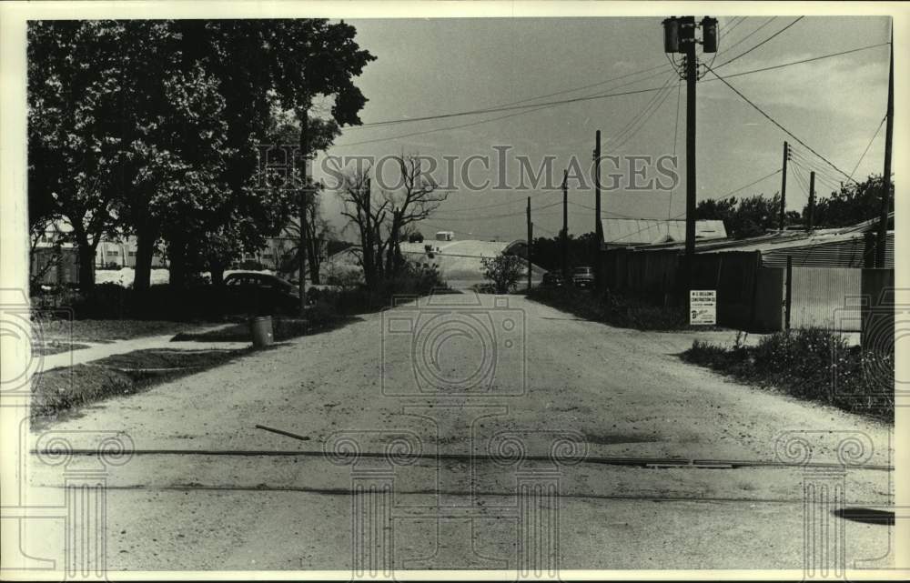 1959 Press Photo Waco-York street bridge, facing North, Houston, Texas- Historic Images