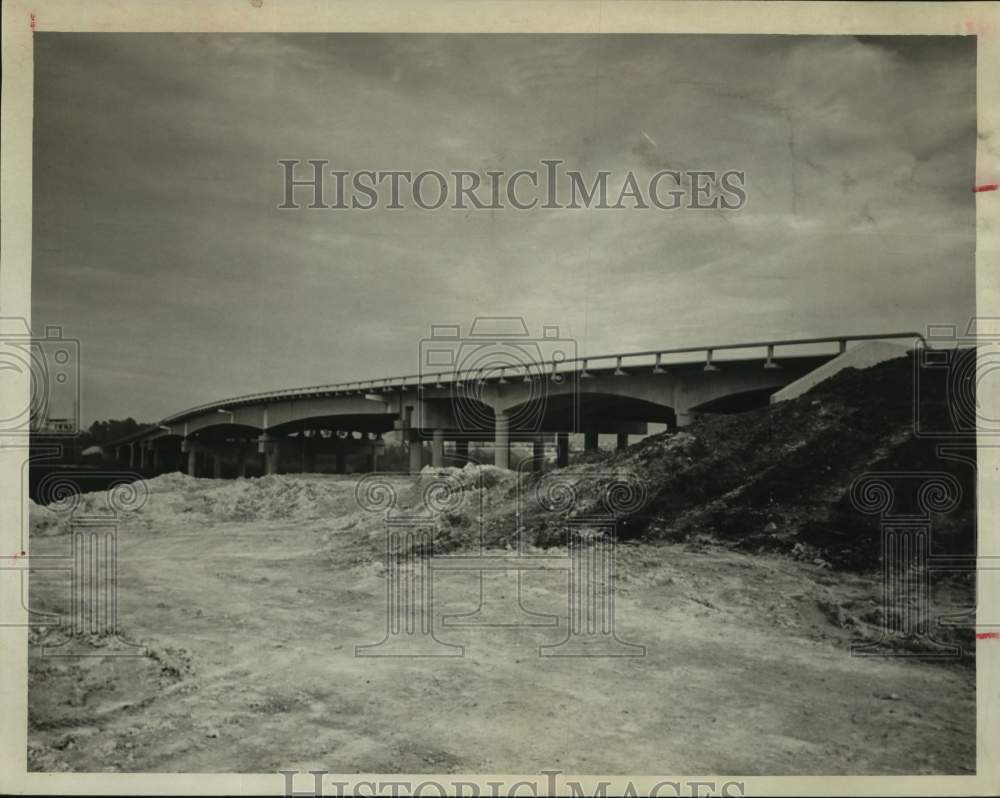 1961 Press Photo Waco-York Street Bridge, Buffalo Bayou, Houston, Texas- Historic Images