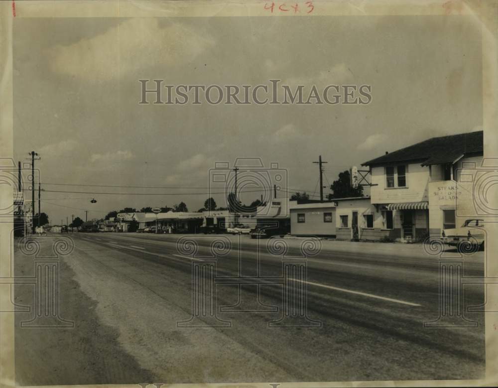 1960 Press Photo Businesses, home in Waller, Texas - hca58923- Historic Images