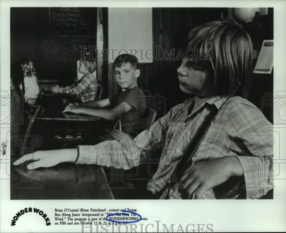 1984 Press Photo Brian Painchaud, Doug Junor on Wonderworks - hca59077- Historic Images