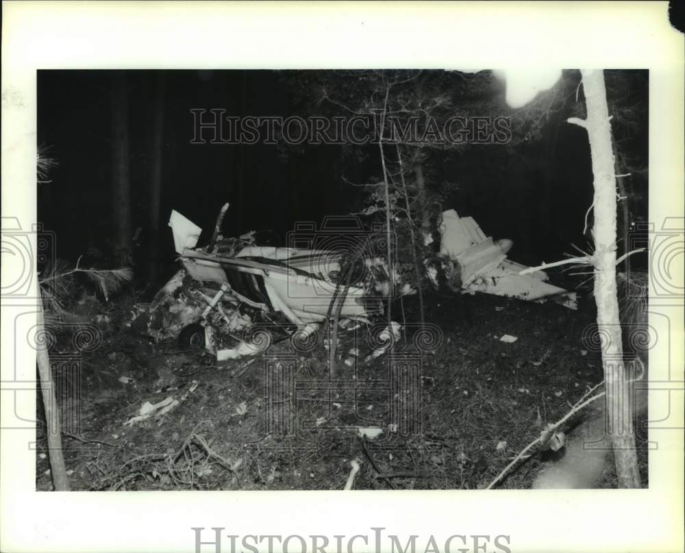 1968 Press Photo Airplane crash near Houston - hca59152- Historic Images