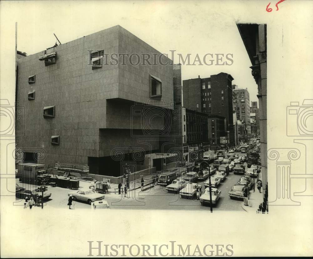 1966 Press Photo Exterior of Whitney Museum of American Art in New York City, NY- Historic Images