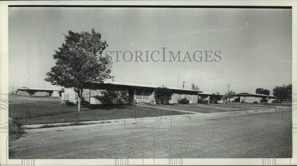 1967 Press Photo Housing From an Apartment Project In Wink, Texas - hca59356- Historic Images