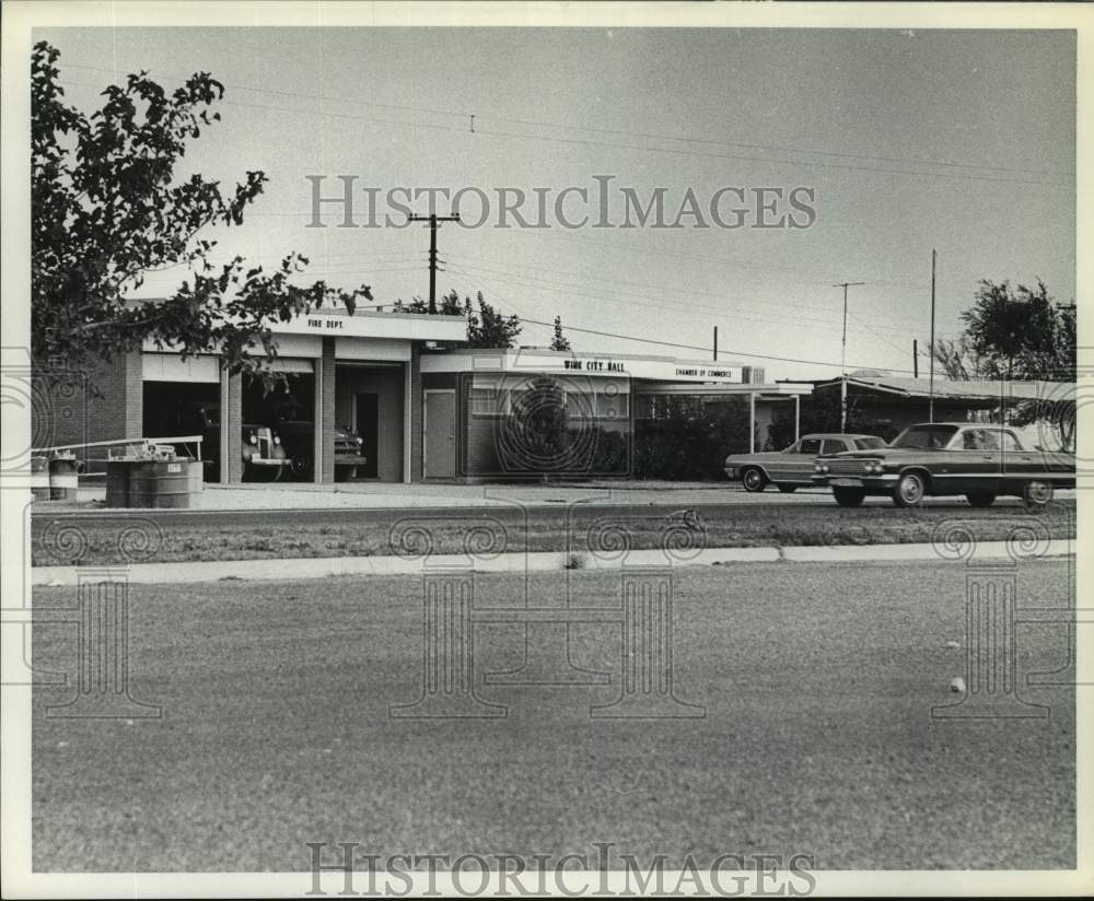 1967 Press Photo Building of the City Hall In Wink, Texas - hca59359- Historic Images