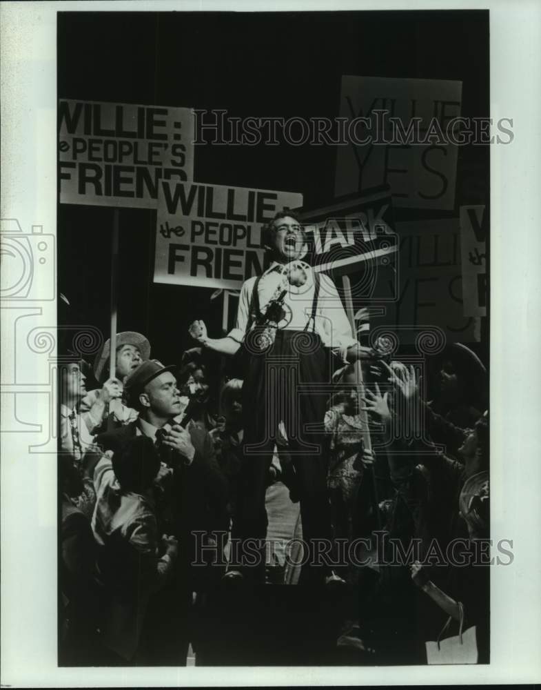 1982 Press Photo Timothy Nolen in a Scene From &quot;Willie Stark&quot; to Air September- Historic Images