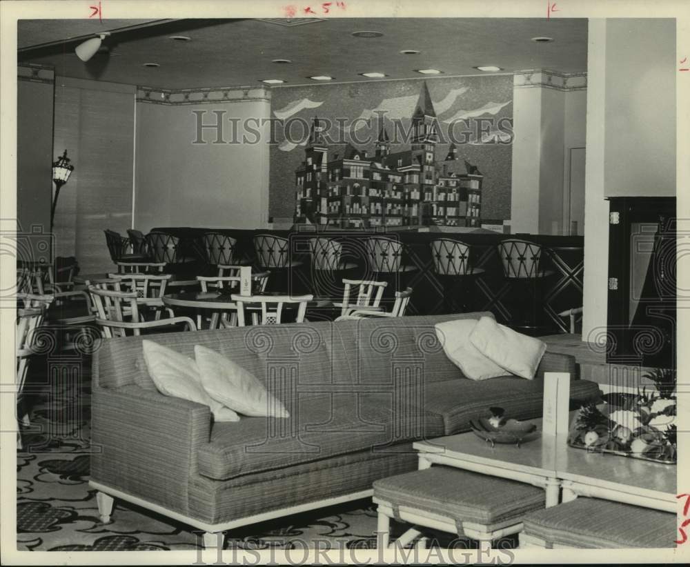 1962 Press Photo Forty Acres Club Lounge at University of Texas - hca59649- Historic Images