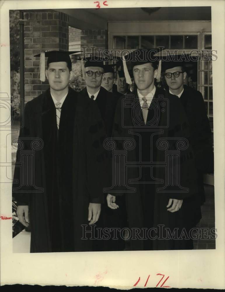 1957 Press Photo Graduates of University of Texas Dental program - hca59700- Historic Images