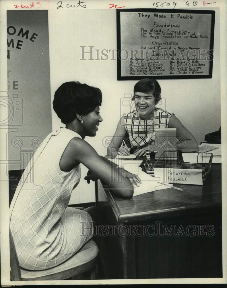 1969 Press Photo Women in Community Service - Houston - hca59706- Historic Images