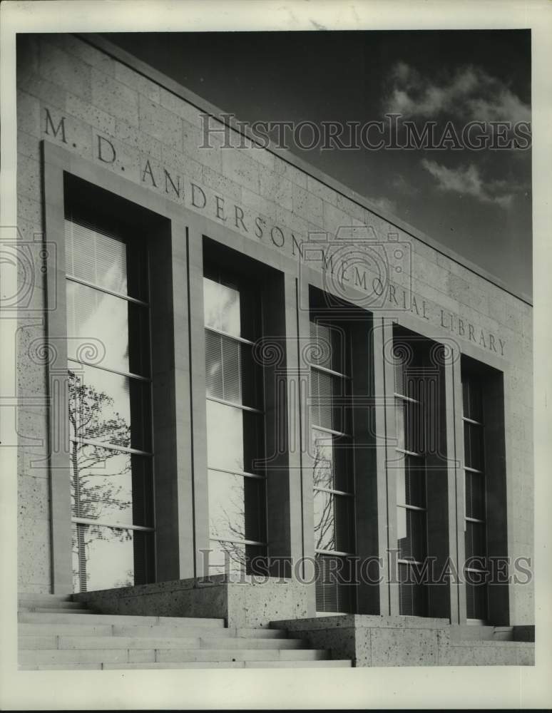 1951 Press Photo M.D. Anderson Library at University of Houston - hca59745- Historic Images