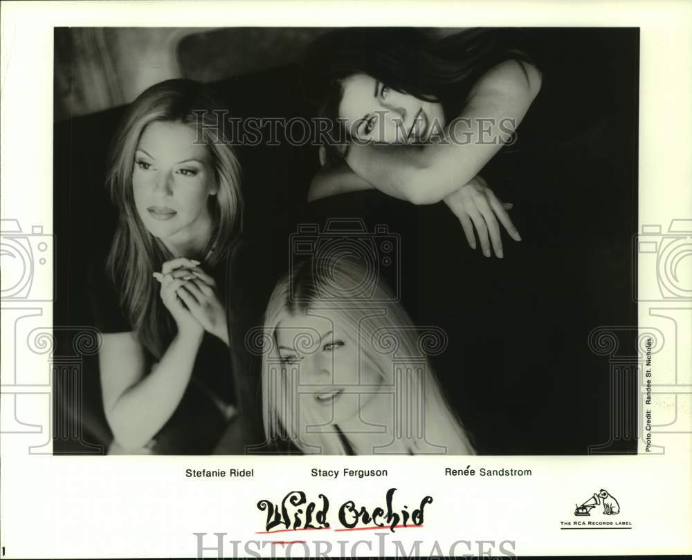 1996 Press Photo Stephanie Ridel, Stacy Ferguson, Renee Sandstrom, Wild Orchid- Historic Images