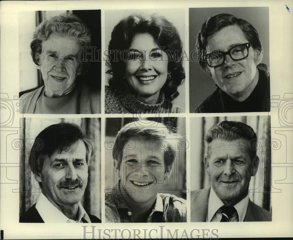 1980 Press Photo Actors and Executive Producer of the TV Show &quot;The Waltons&quot;- Historic Images