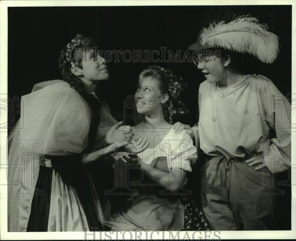 1987 Press Photo Scene from Theater on Wheels production - Houston - hca60265- Historic Images