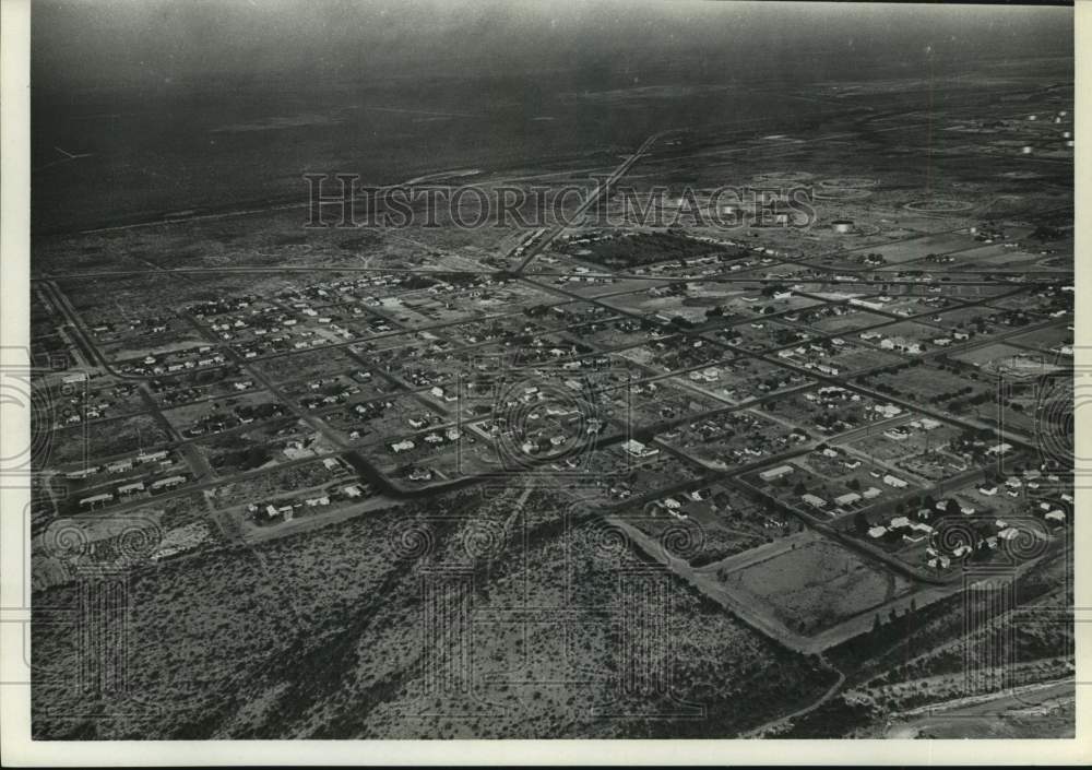 1967 Press Photo Wink, Texas - Aerial View - hca60334- Historic Images