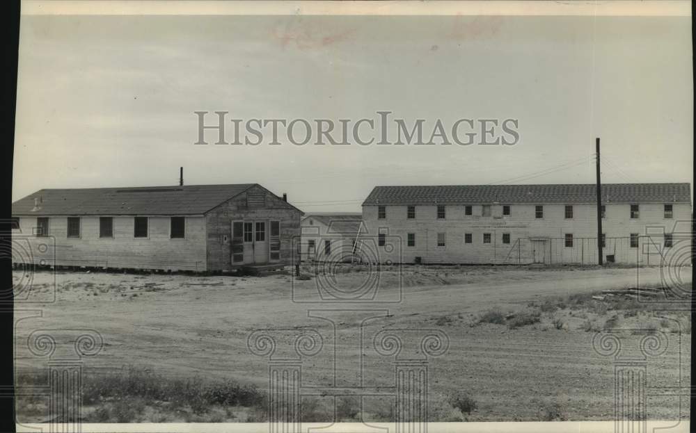 1924 Press Photo Former barracks - Elementary school buildings in Zapata, Texas- Historic Images