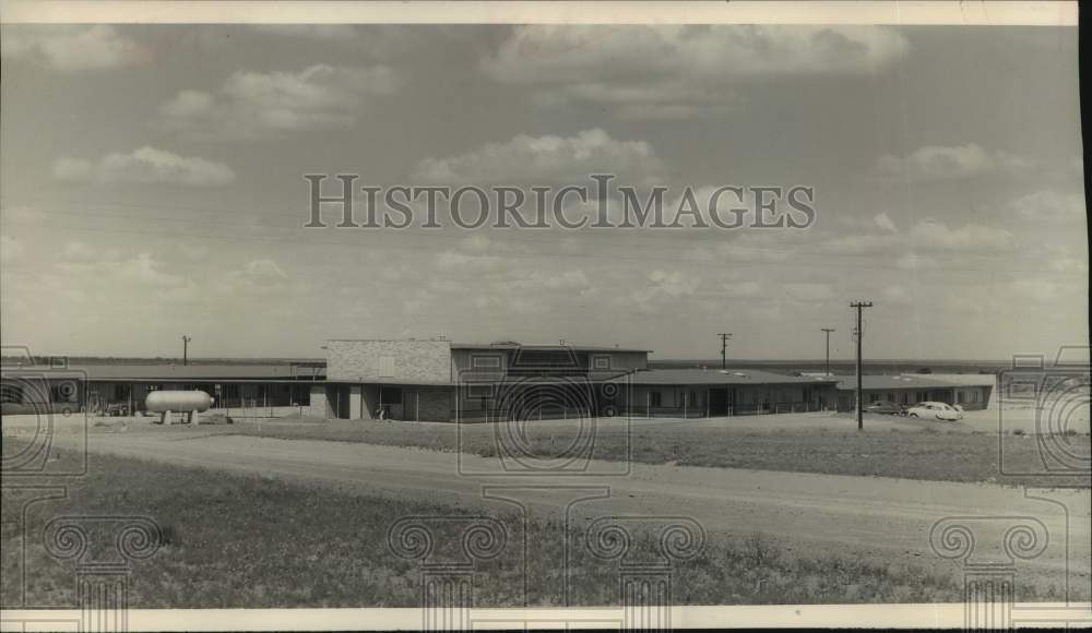 1954 Press Photo New elementary school at Zapata, Texas - hca60345- Historic Images