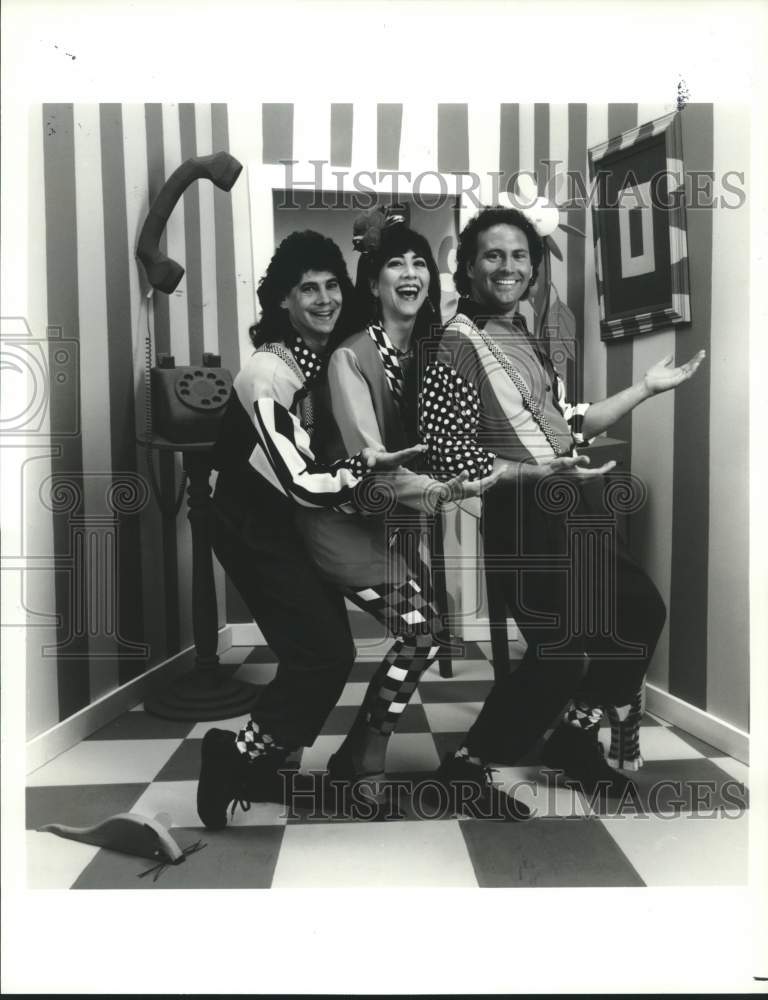 1992 Press Photo Walt Disney Records Presents Parachute Express, Musical Group- Historic Images