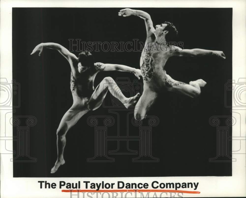 1983 Press Photo Christopher Gillis, Elie Chaib - Paul Taylor Dance&#39;s &quot;Dust&quot;- Historic Images