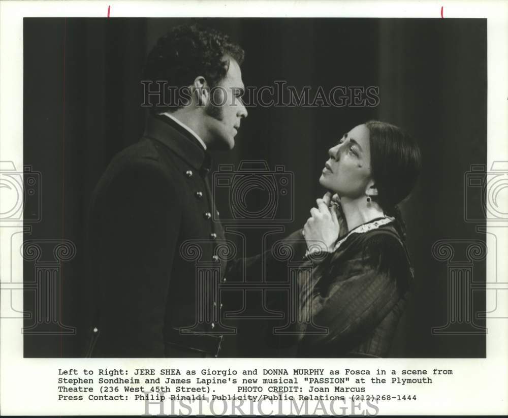 1994 Press Photo Jere Shea, Donna Murphy in &quot;Passion&quot; at Plymouth Theatre, NY- Historic Images