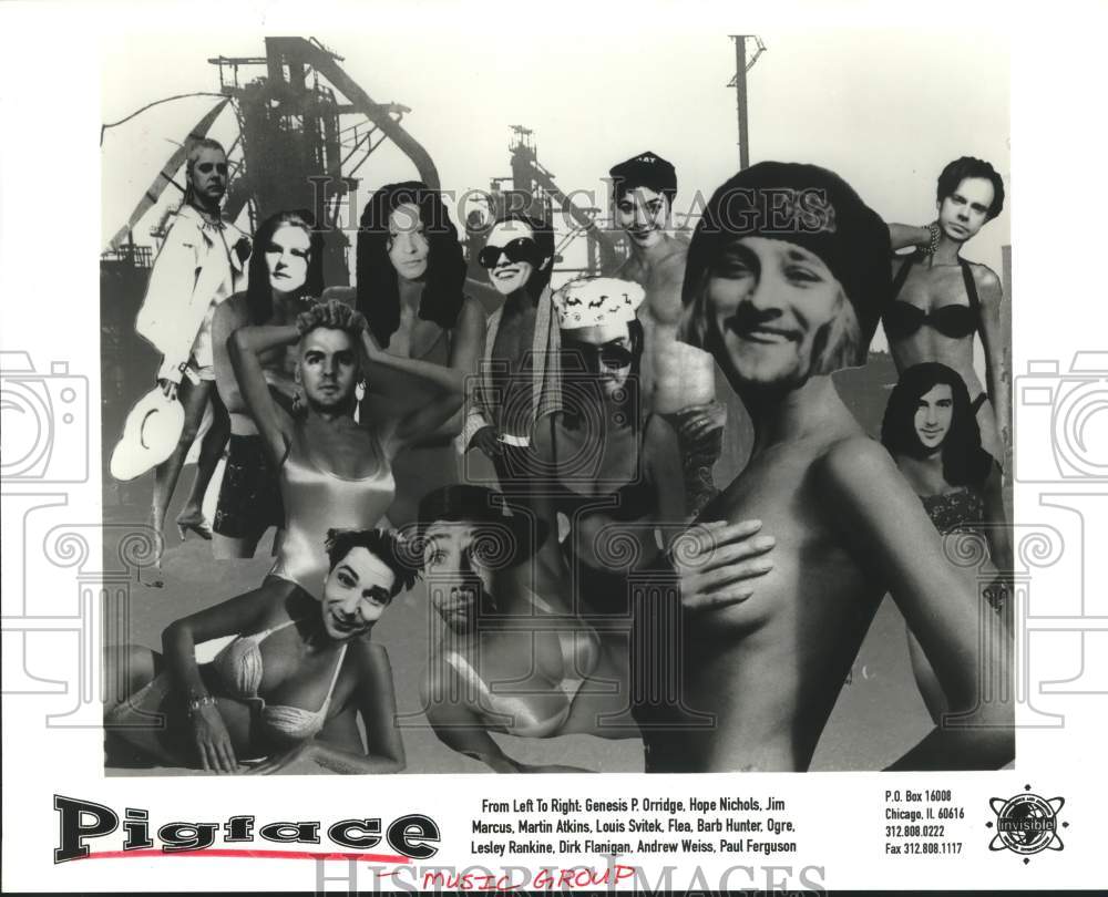 1994 Press Photo Musical group &quot;Pigface&quot; - hca61192- Historic Images