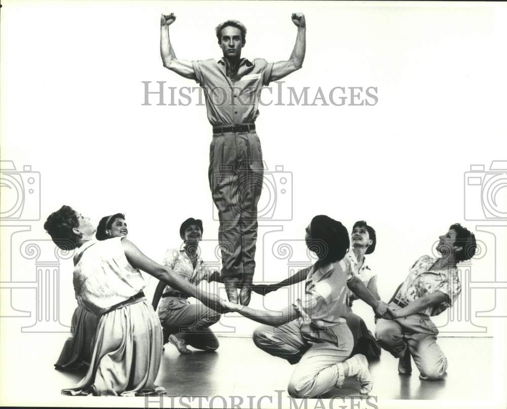 1991 Press Photo Paul Taylor Dancers Perform New &quot;Company B&quot; Dance, New York- Historic Images