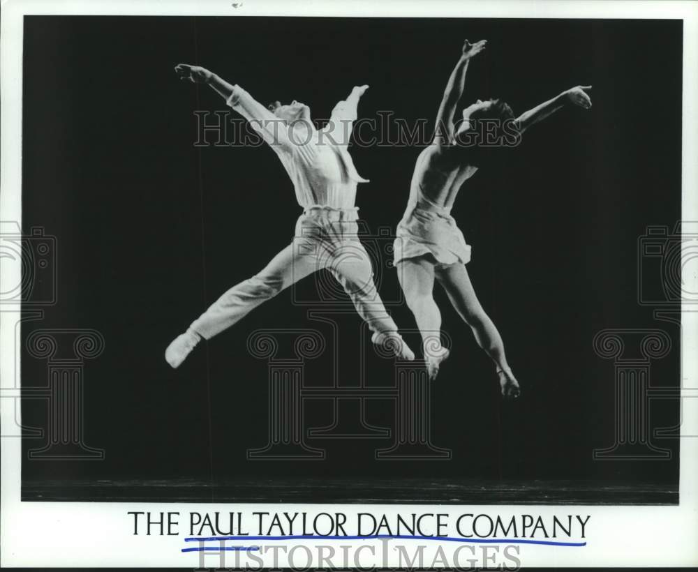 1985 Press Photo Douglas Wright, Cathy McCann with The Paul Taylor Dance Co, NY- Historic Images