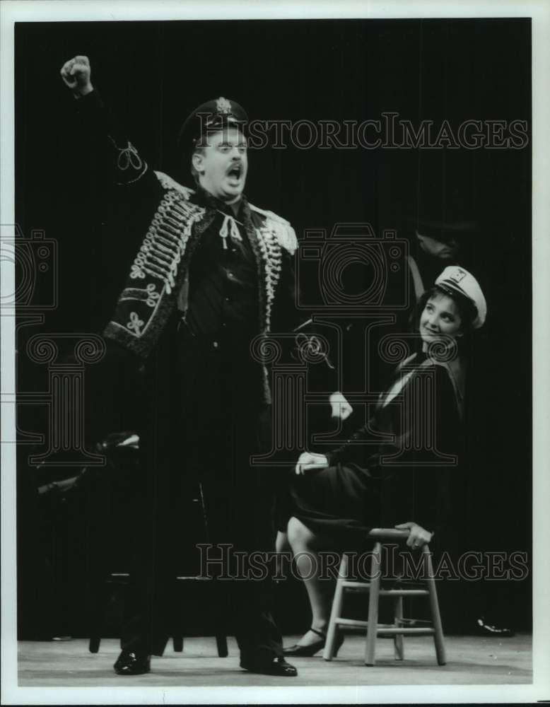 1989 Press Photo Scene from "America Sings" - El Capitan - Texas Opera Theater- Historic Images