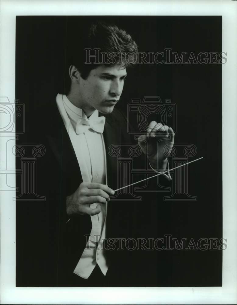 1996 Press Photo Richard Allen Short, conductor, Theater Under the Stars, Texas- Historic Images