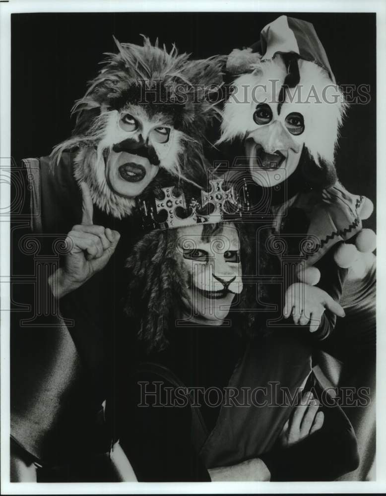 1997 Press Photo Cast of "Carnival of the Animals" by Texas Mime Theatre- Historic Images