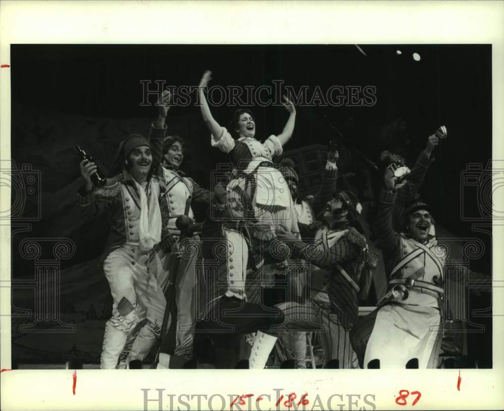 1982 Press Photo Scene from Texas Opera Theater's "The Daughter of the Regiment"- Historic Images