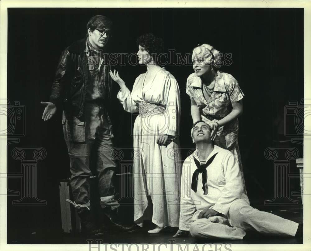 1987 Press Photo Scene from The Abduction from the Seraglio, Houston Grand Opera- Historic Images