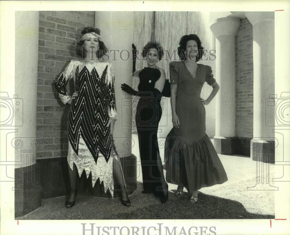 1985 Press Photo Board members of the Houston Grand Opera Guild in Houston- Historic Images