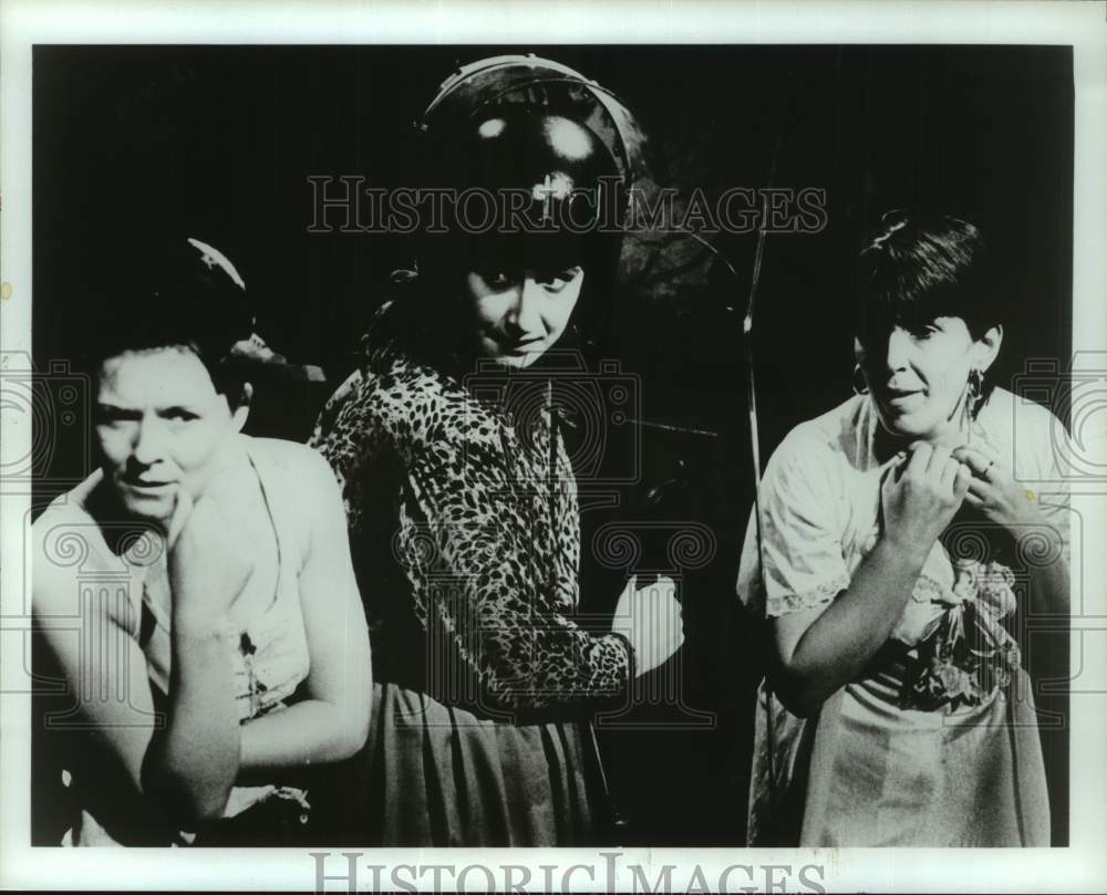 1990 Press Photo Scene from Miller Outdoor Theater &quot;Somewhere Over the Balcony&quot;- Historic Images