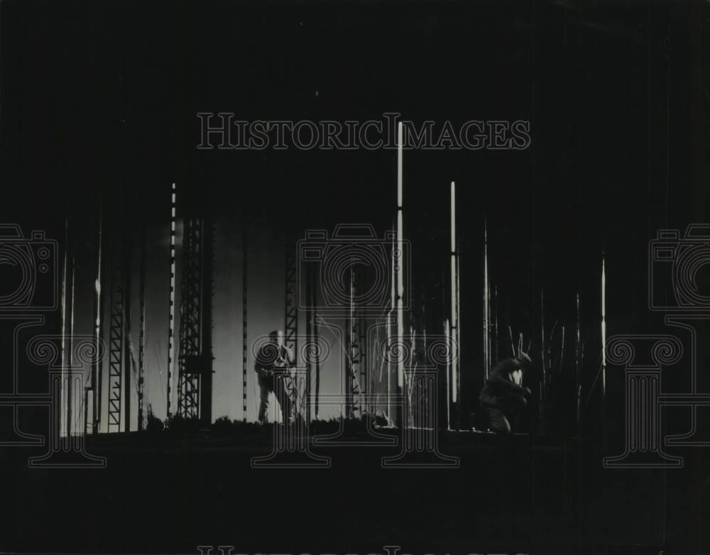 1983 Press Photo Houston Grand Opera Cast Members In "Wozzeck" - hca63013- Historic Images