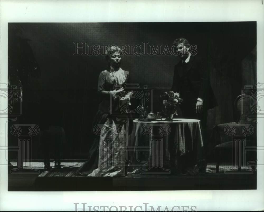 1985 Press Photo Houston Grand Opera Cast Members In "Eugene Onegin" - hca63017- Historic Images