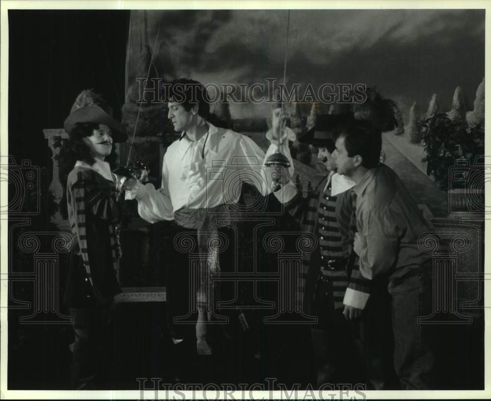 1995 Press Photo "Singing in the Rain" at Theatre Under The Stars in Houston, TX- Historic Images