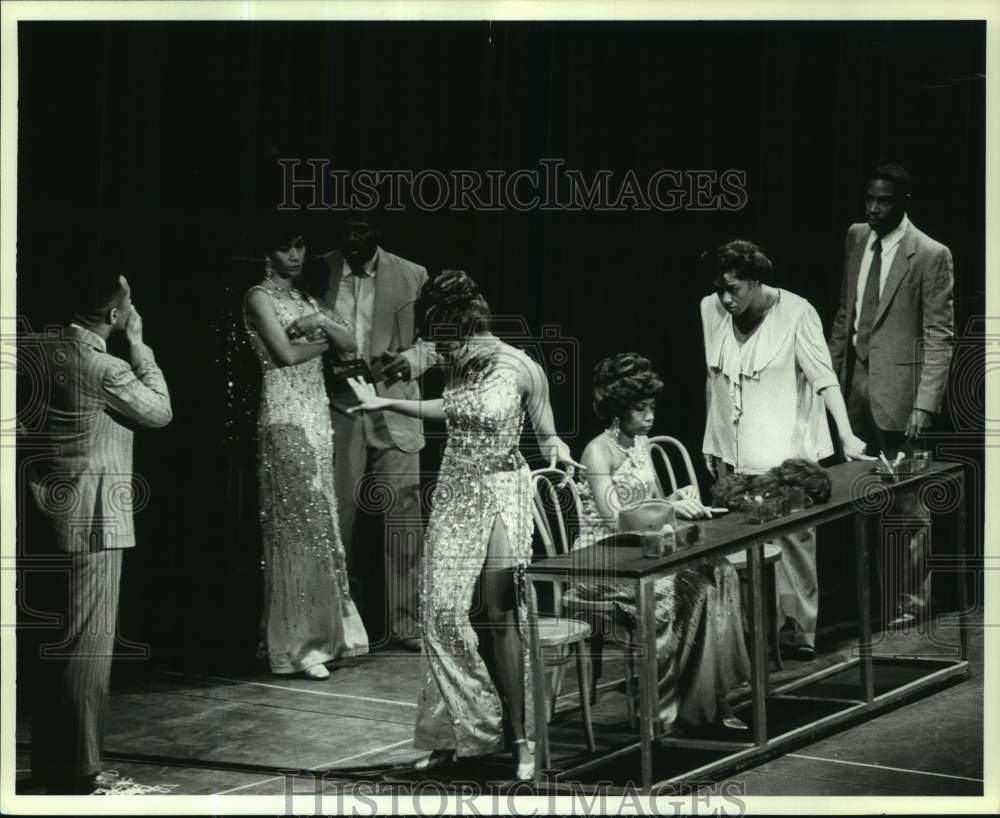 1994 Press Photo Scene of &quot;Dreamgirls&quot; at Theatre Under The Stars in Houston, TX- Historic Images