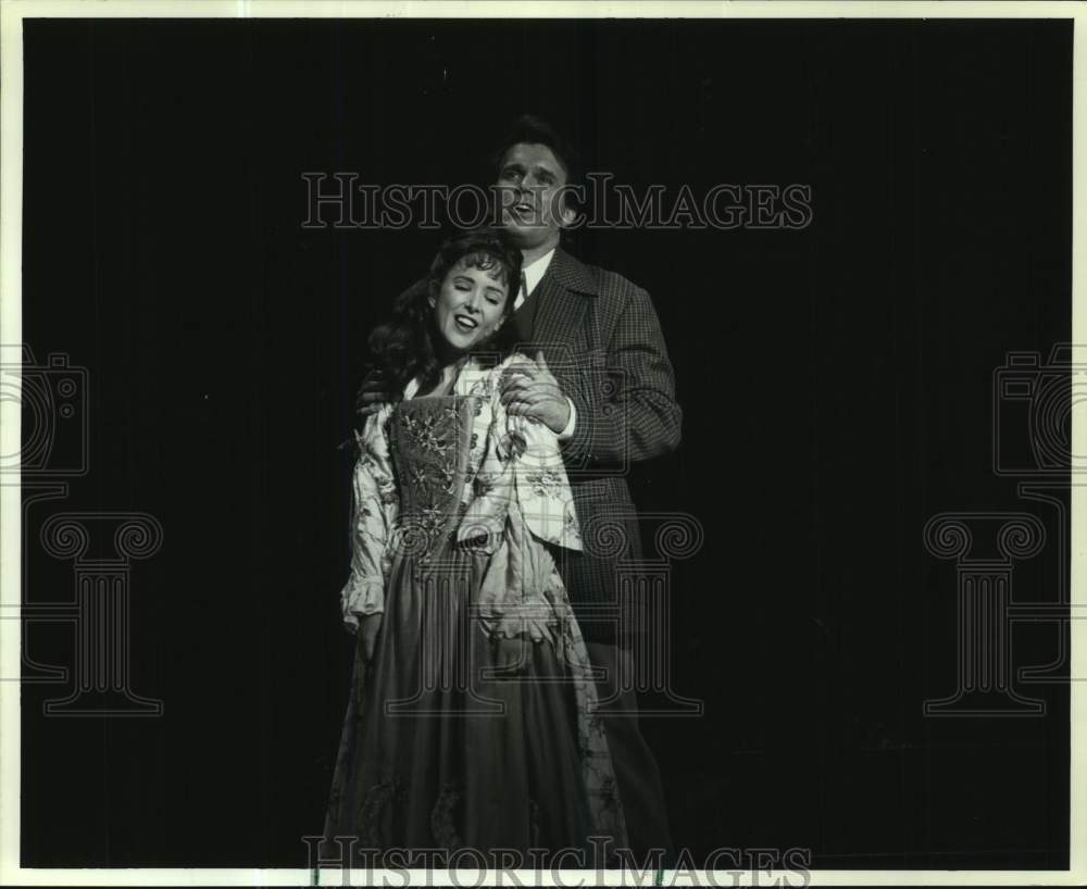 1993 Press Photo Scene from"Brigadoon" at Theatre Under The Stars in Houston, TX- Historic Images