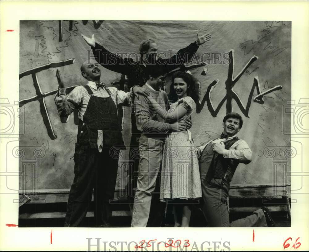 1983 Press Photo "The Fantasticks" Presented by Texas Opera Theatre, Houston, TX- Historic Images