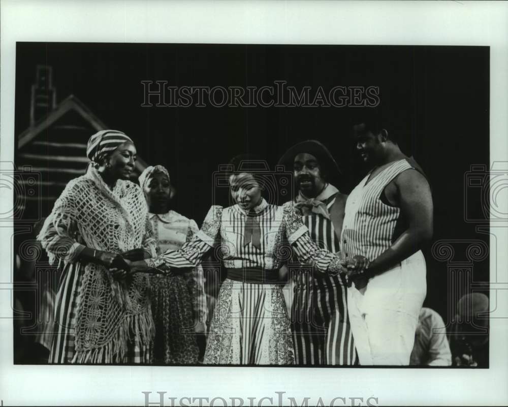 1986 Press Photo Scene From Houston Grand Opera&#39;s Production &quot;Treemonisha&quot;- Historic Images