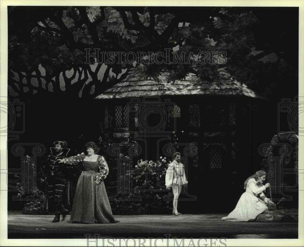 1985 Press Photo Houston Grand Opera, Seattle Opera Co-Produce &quot;Faust&quot;- Historic Images