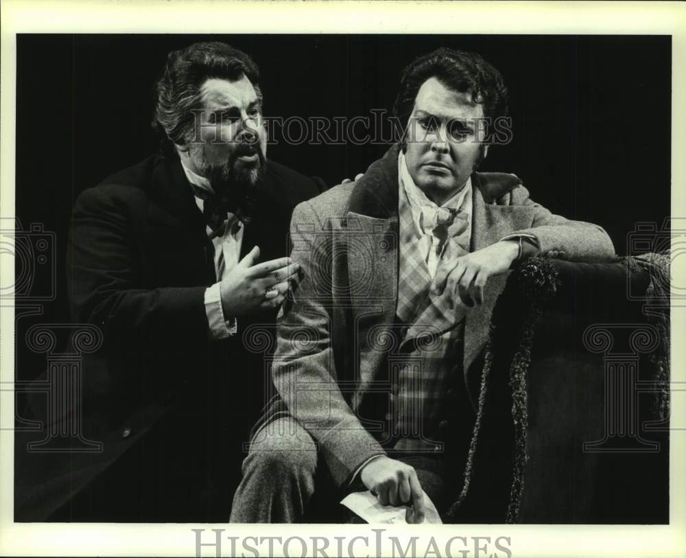 1985 Press Photo Scene From Houston Grand Opera&#39;s Production &quot;La Traviata&quot;- Historic Images