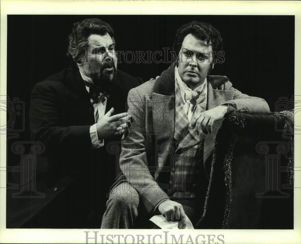 1985 Press Photo Scene From Houston Grand Opera's Production "La Traviata"- Historic Images