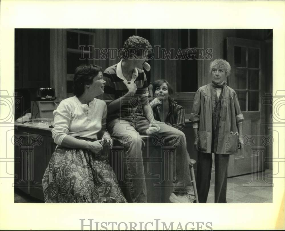 1987 Press Photo Scene One of play at Nina Vance Alley Theater, Houston- Historic Images