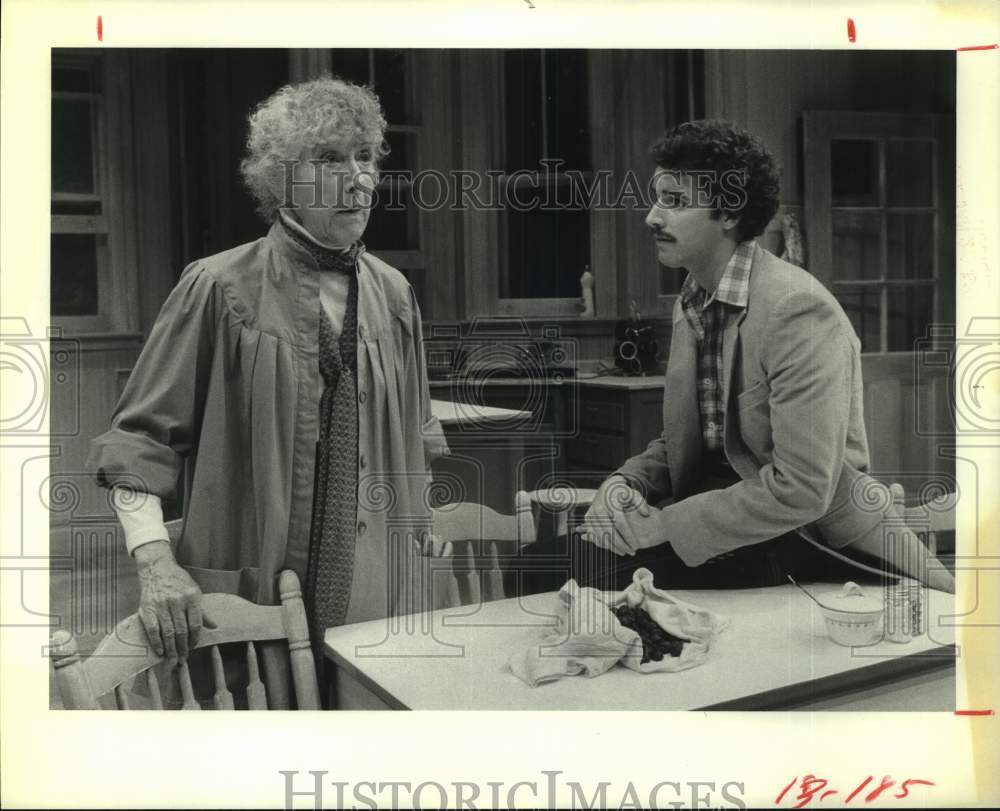 1987 Press Photo Scene 4 of Play, Nina Vance Alley Theater, Houston - hca63369- Historic Images