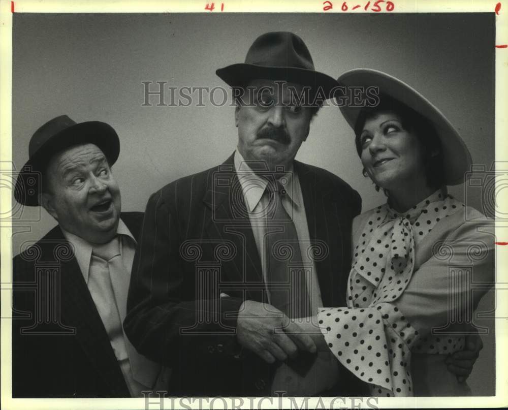 1986 Press Photo Cast of Theater Under the Stars&#39; production of &quot;Guys &amp; Dolls&quot;- Historic Images