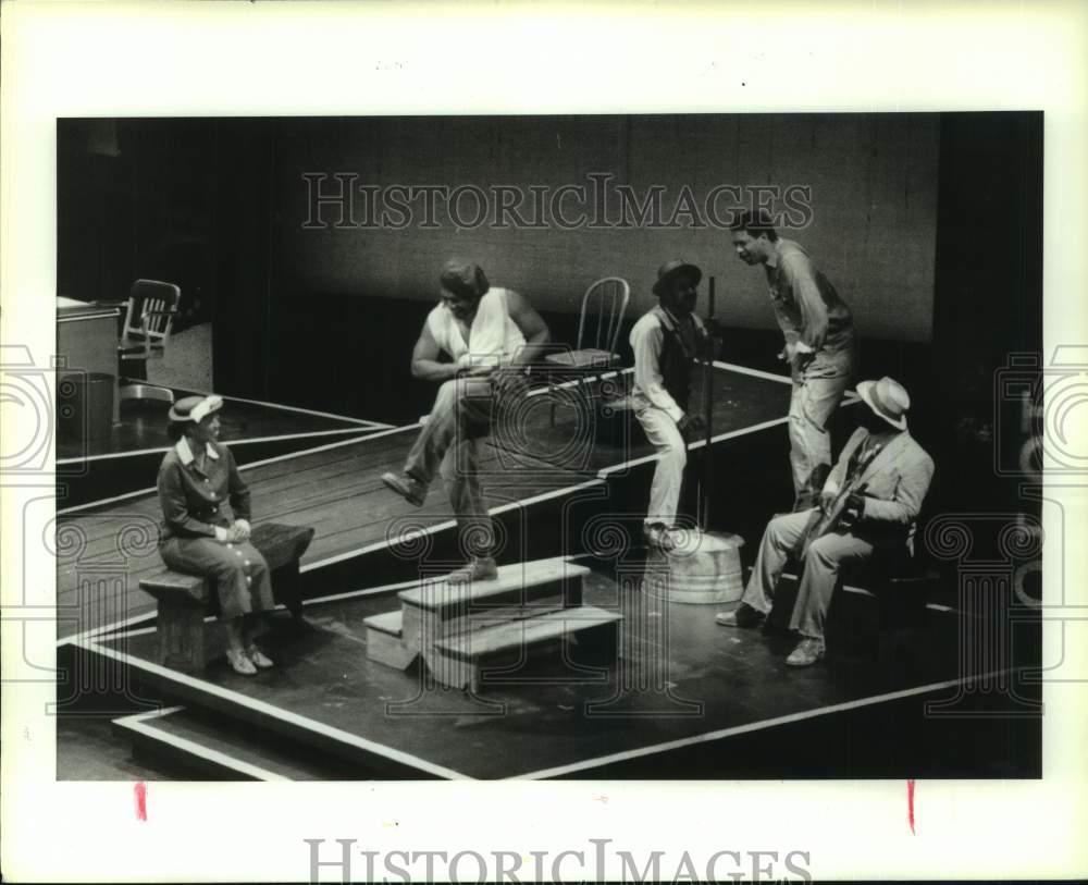 1992 Press Photo Actors In &quot;Miss Evers&#39; Boys&quot; At the Nina Vance Alley Theater- Historic Images