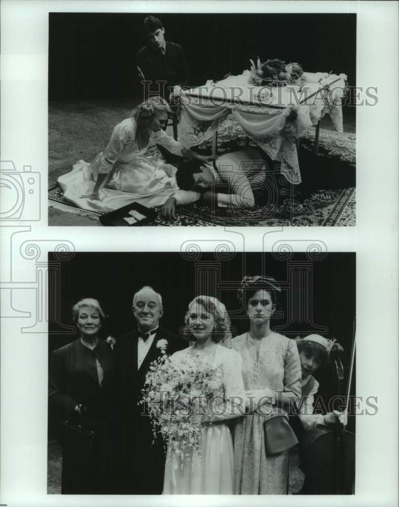 1987 Press Photo Scenes from &quot;Marriage of Bette &amp; Boo,&quot; Houston&#39;s Alley Theater- Historic Images