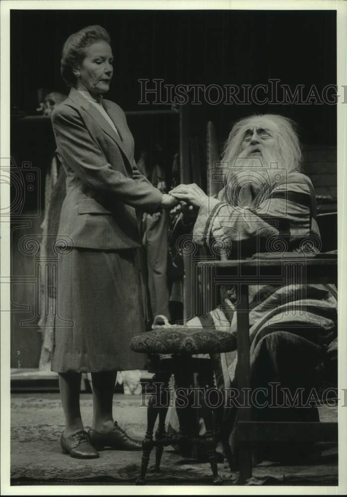 1983 Press Photo Scene Number 4 of &quot;The Dresser&quot;, Alley Theatre, Houston, Texas- Historic Images