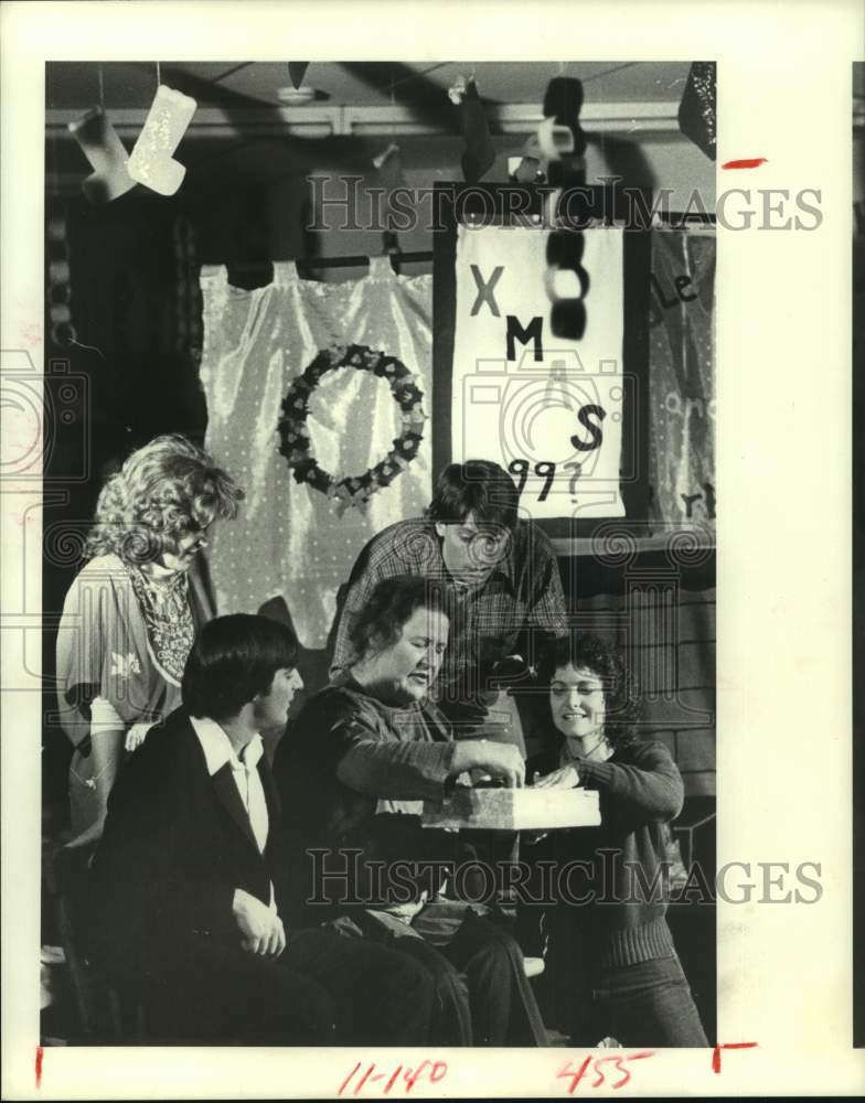 1982 Press Photo Scene from Theater on Wheels Christmas play - Houston- Historic Images